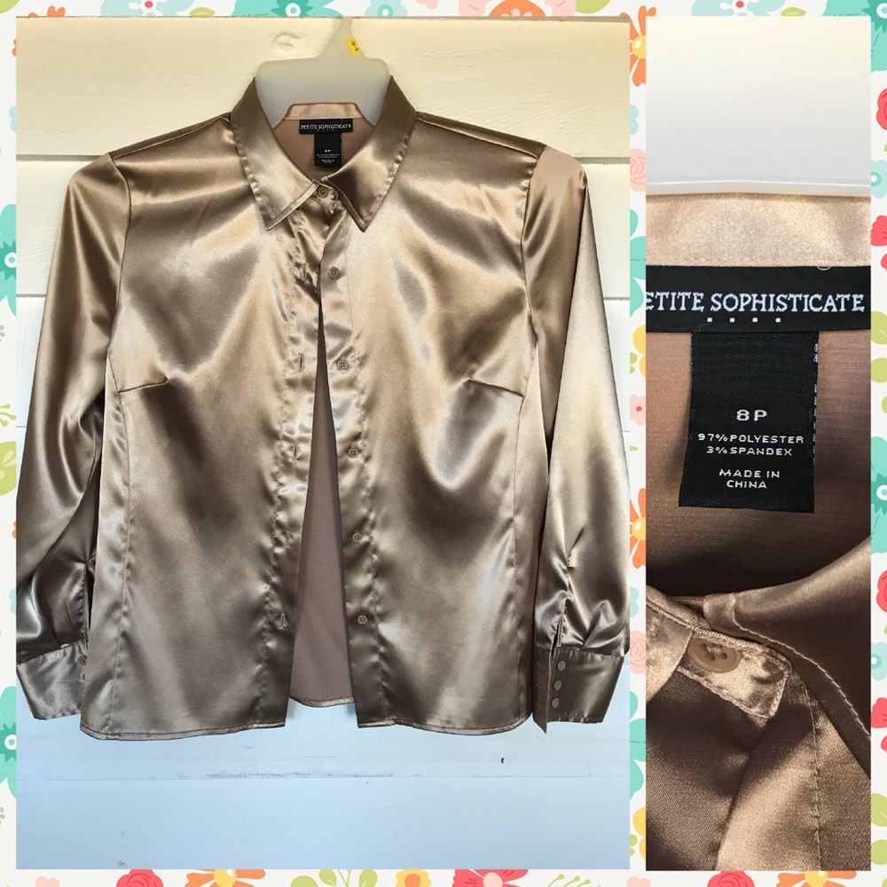 Gold blouse